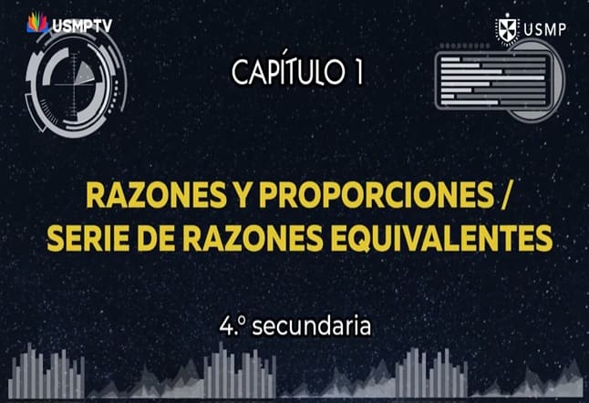 Capítulo N. ° 1 - Razones y Proporciones/Serie de Razones Equivalentes